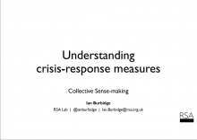 Understanding crisis-response measures: Collective Sense-making